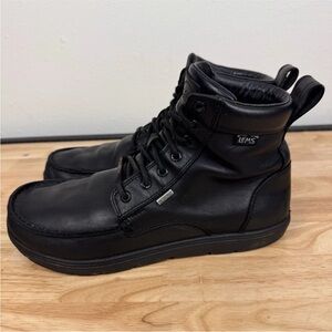 Men's Black Leather Boots
